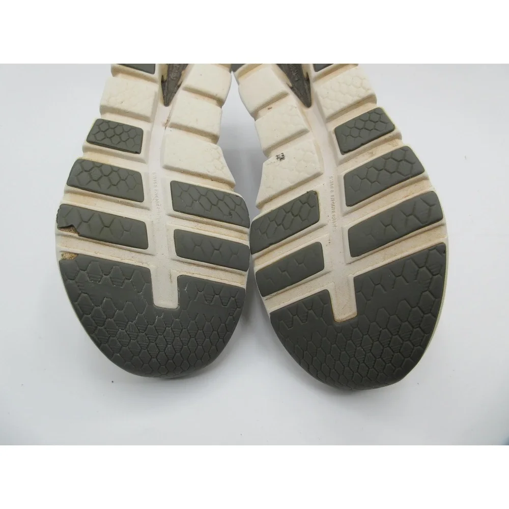 On Running Cloudrunner Shoes Womens Size 7.5 White Gray Road Swiss Engineering